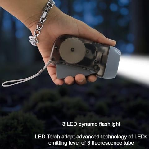 LED Hand Crank Torch