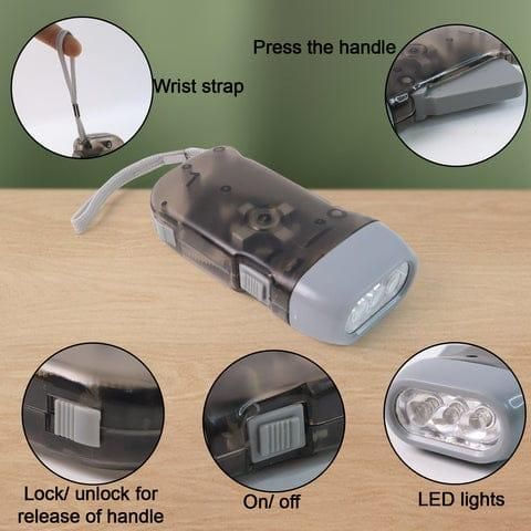 LED Hand Crank Torch