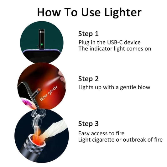 Type-C Cigarette Lighter