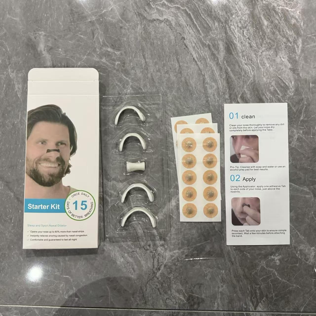 Breathing Nasal Strip Starter Kit Pack of 15