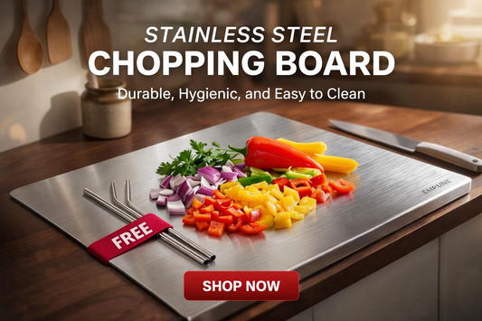 Stainless Steel Chopping Board (35x31cm)